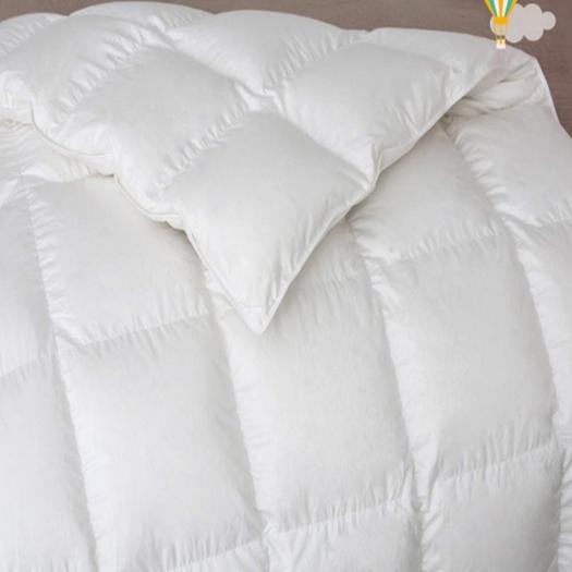 White goose down comforter